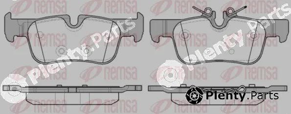 Remsa 1573.00 — Brake Pad Set, disc brake