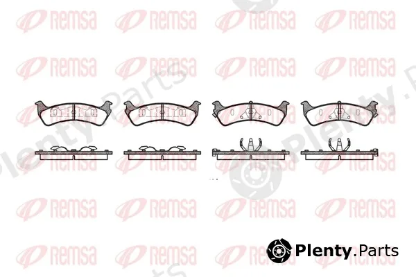 Remsa 0617.12 — Brake Pad Set, disc brake