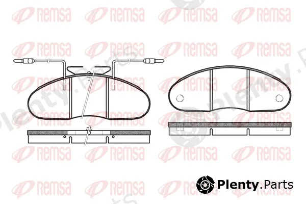 Remsa 0048.02 — Brake Pad Set, disc brake