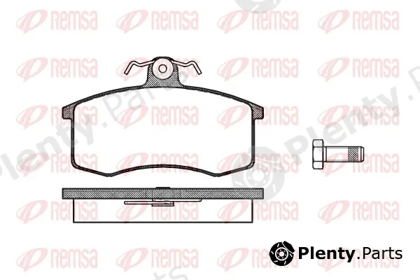 Remsa 0221.00 — Brake Pad Set, disc brake