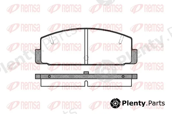 Remsa 0179.10 — Brake Pad Set, disc brake