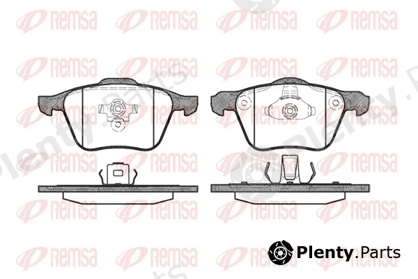 Remsa 1070.00 — Brake Pad Set, disc brake