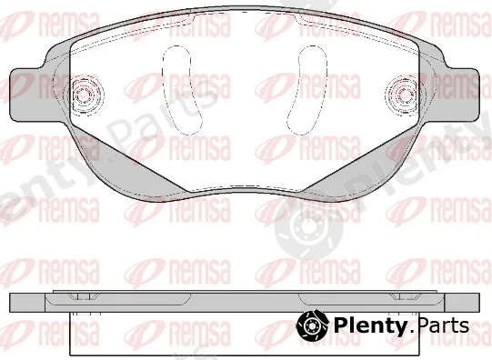 Remsa 0841.40 — Brake Pad Set, disc brake