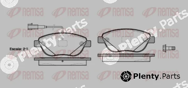 Remsa 0859.12 — Brake Pad Set, disc brake