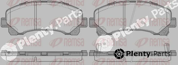 Remsa 1407.00 — Brake Pad Set, disc brake