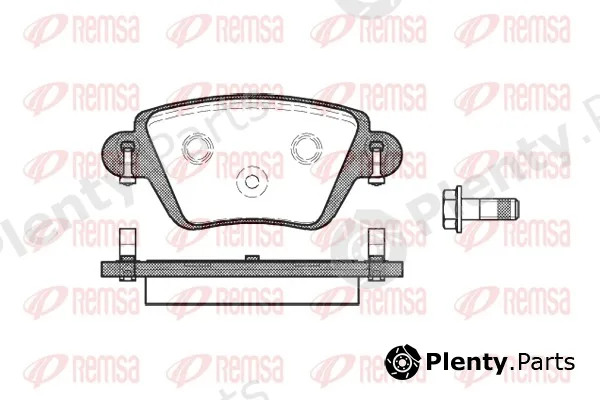Remsa 0777.10 — Brake Pad Set, disc brake