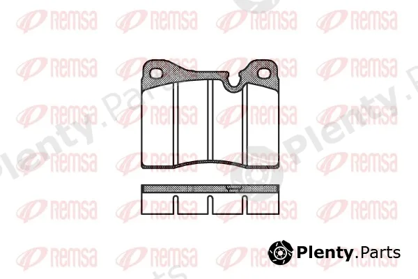 Remsa 0011.30 — Brake Pad Set, disc brake