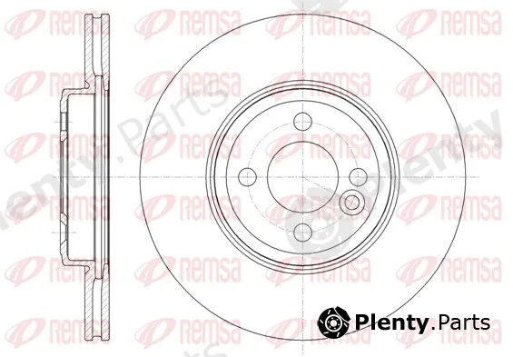 Remsa 61334.10 — Brake Disc