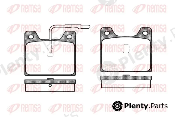 Remsa 0068.12 — Brake Pad Set, disc brake