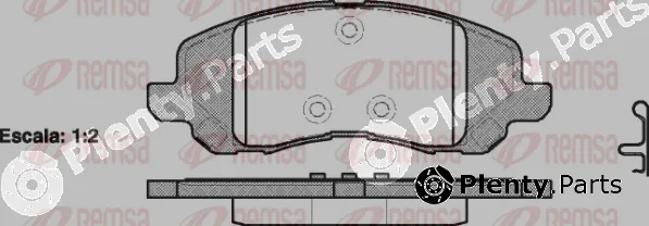 Remsa 0804.20 — Brake Pad Set, disc brake