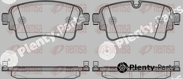 Remsa 1669.08 — Brake Pad Set, disc brake
