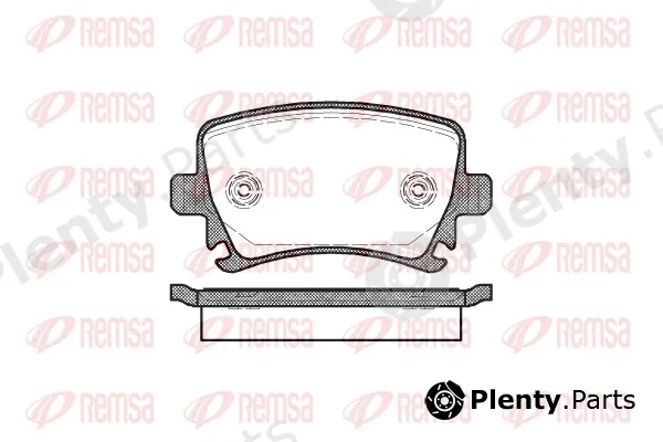 Remsa 1031.00 — Brake Pad Set, disc brake