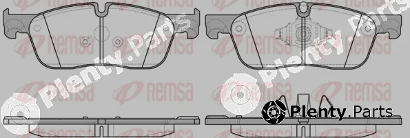 Remsa 1633.10 — Brake Pad Set, disc brake