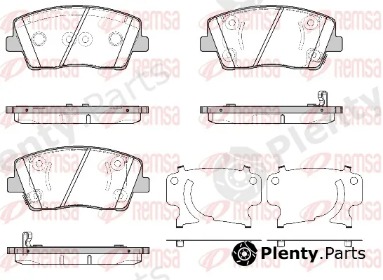 Remsa 1811.02 — Brake Pad Set, disc brake