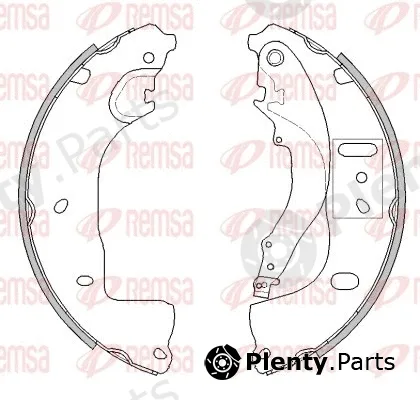 Remsa 4539.00 — Brake Shoe