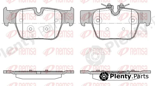 Remsa 1868.00 — Brake Pad Set, disc brake