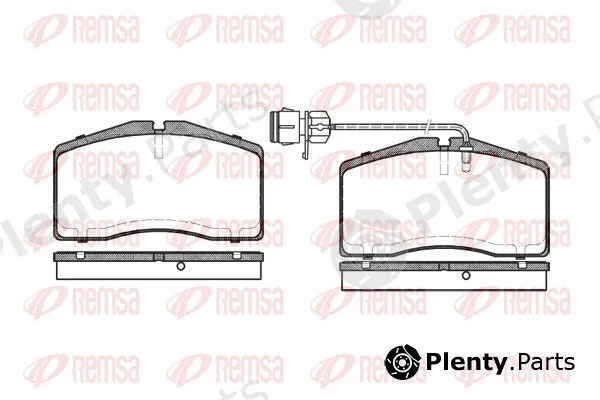 Remsa 0448.12 — Brake Pad Set, disc brake