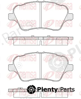Remsa 1514.00 — Brake Pad Set, disc brake