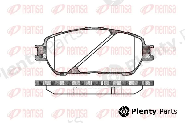 Remsa 0898.00 — Brake Pad Set, disc brake