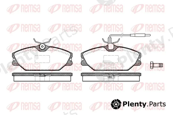 Remsa 0208.12 — Brake Pad Set, disc brake