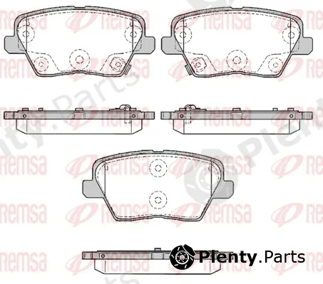 Remsa 1784.02 — Brake Pad Set, disc brake