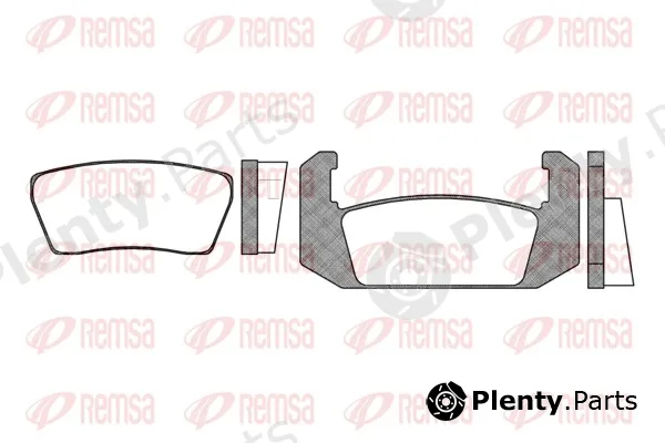 Remsa 0041.00 — Brake Pad Set, disc brake