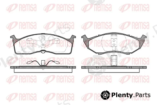 Remsa 0447.20 — Brake Pad Set, disc brake