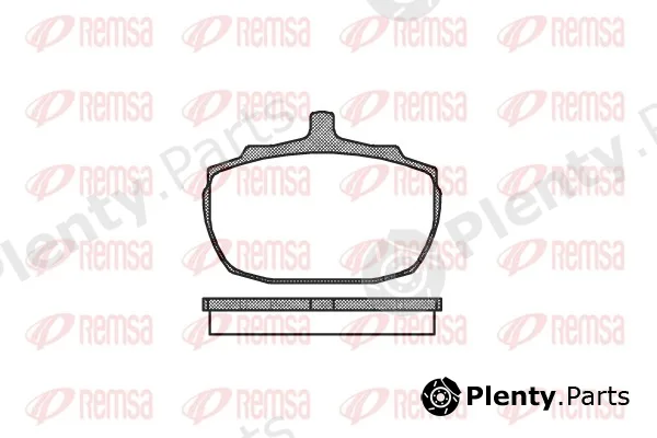 Remsa 0057.00 — Brake Pad Set, disc brake