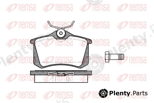 Remsa 0263.01 — Brake Pad Set, disc brake