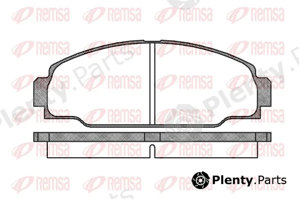 Remsa 0274.00 — Brake Pad Set, disc brake