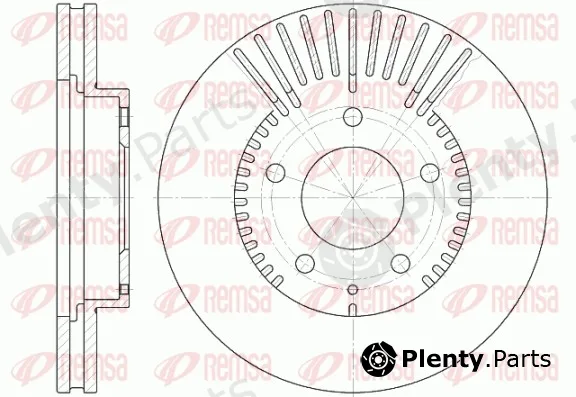 Remsa 6840.10 — Brake Disc