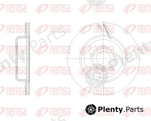 Remsa 62128.11 — Brake Disc