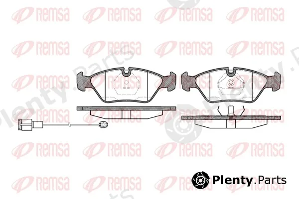 Remsa 0139.02 — Brake Pad Set, disc brake