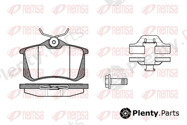 Remsa 0263.03 — Brake Pad Set, disc brake