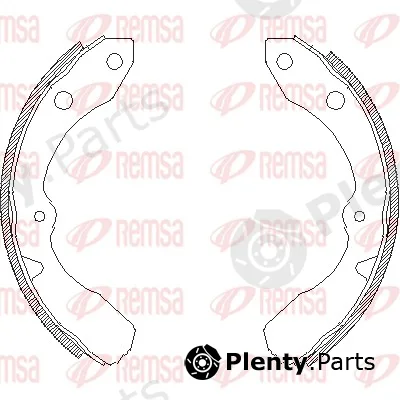 Remsa 4359.00 — Brake Shoe