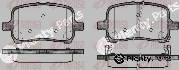 Remsa 1089.22 — Brake Pad Set, disc brake