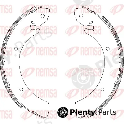Remsa 4250.01 — Brake Shoe