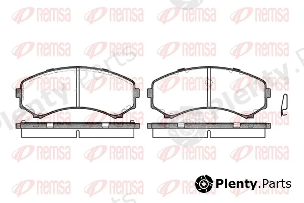 Remsa 0396.00 — Brake Pad Set, disc brake