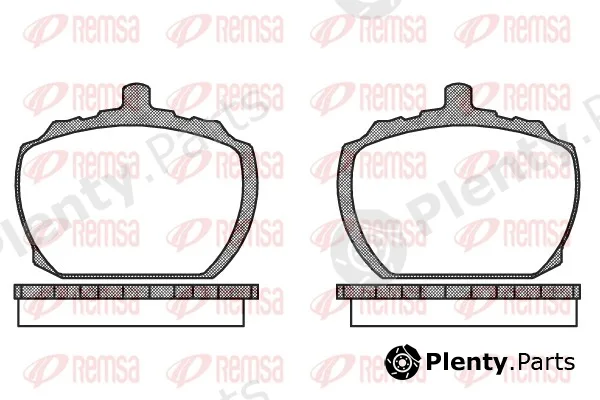 Remsa 0058.10 — Brake Pad Set, disc brake
