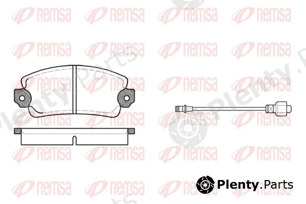 Remsa 0025.12 — Brake Pad Set, disc brake