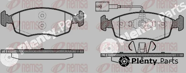 Remsa 0172.52 — Brake Pad Set, disc brake