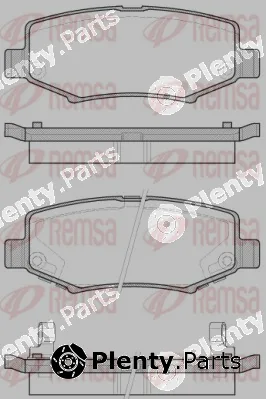 Remsa 1528.02 — Brake Pad Set, disc brake