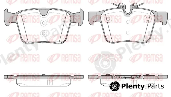 Remsa 1516.40 — Brake Pad Set, disc brake