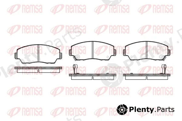 Remsa 0218.02 — Brake Pad Set, disc brake