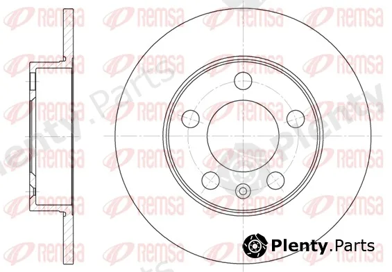 Remsa 6547.00 — Brake Disc