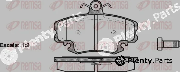 Remsa 0141.20 — Brake Pad Set, disc brake