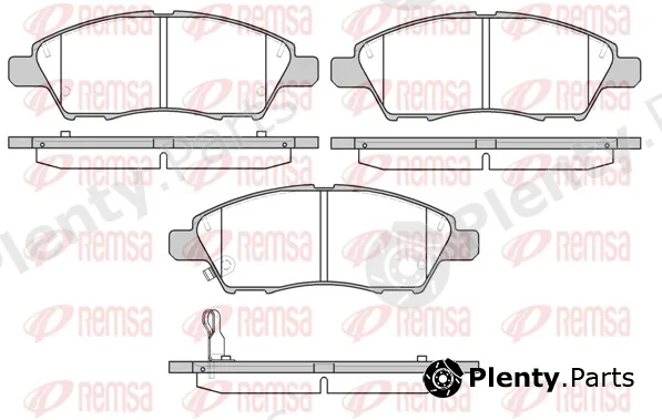 Remsa 1210.01 — Brake Pad Set, disc brake
