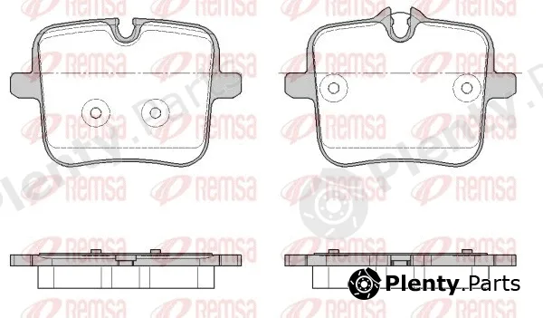 Remsa 1954.00 — Brake Pad Set, disc brake