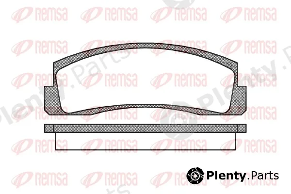 Remsa 0103.00 — Brake Pad Set, disc brake