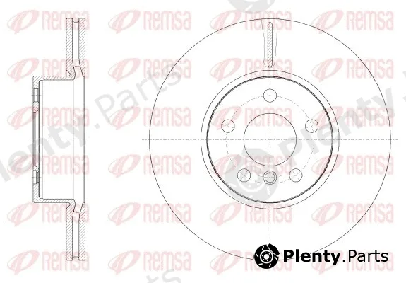 Remsa 62550.10 — Brake Disc